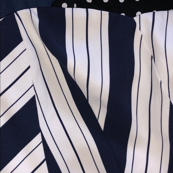 ✨NEW✨ H&M Navy Striped Strapless Jumpsuit - Picture 8 of 8